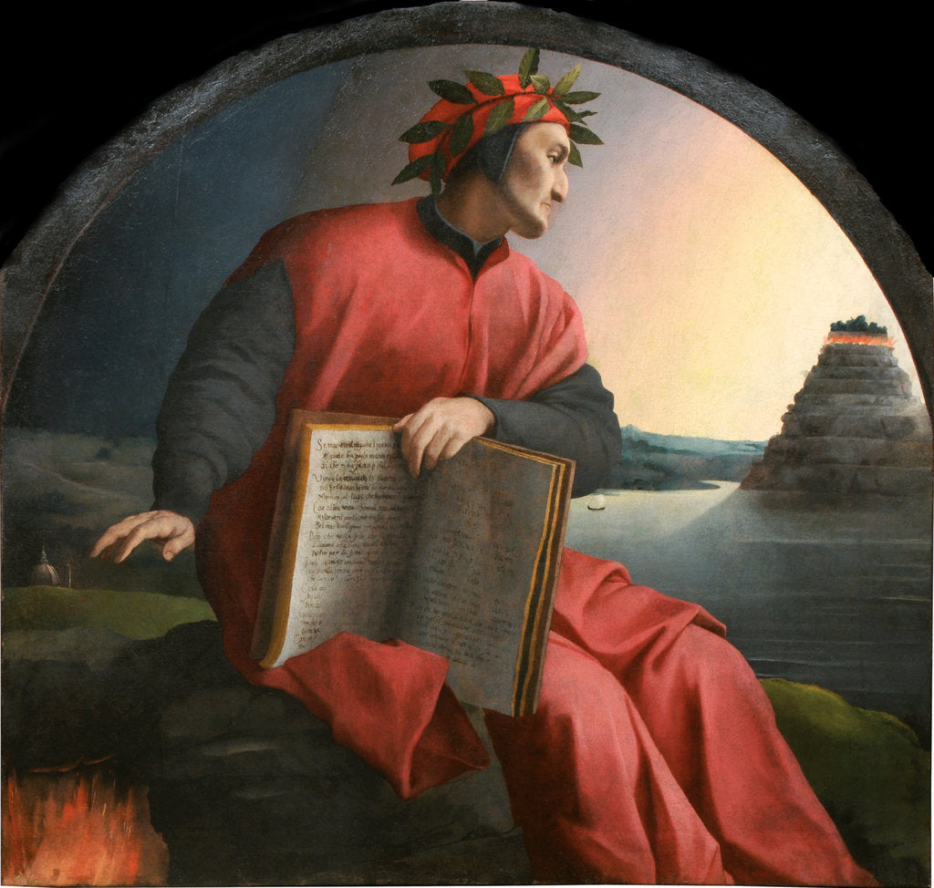 Detail of Portrait of Dante Alighieri by Anonymous