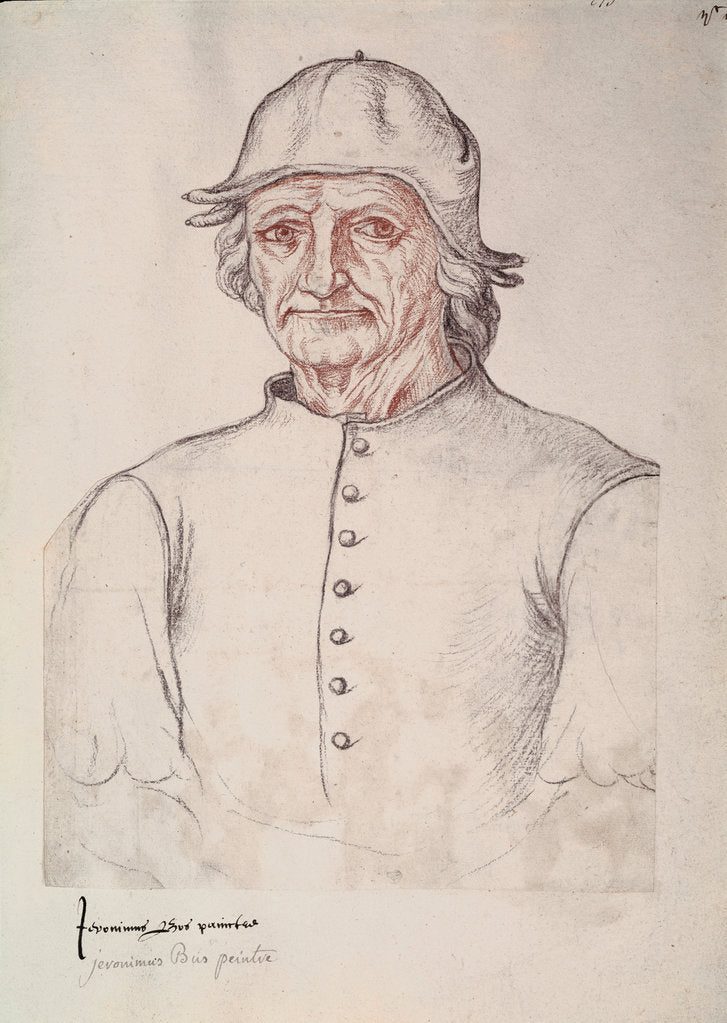 Detail of Portrait of Hieronymus Bosch by Anonymous