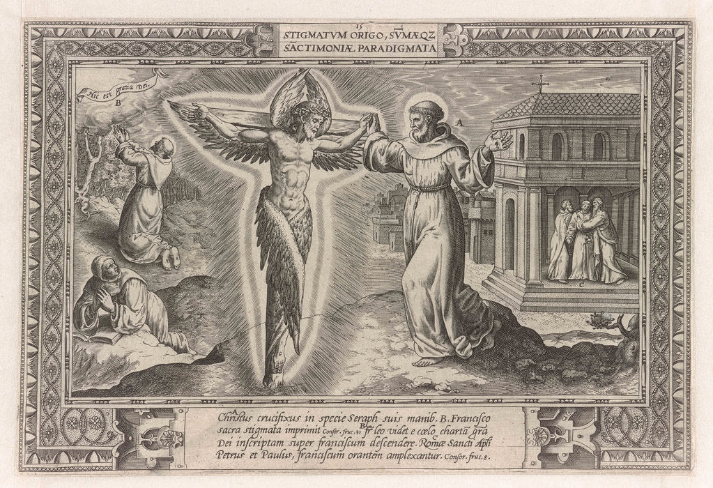 Detail of Saint Francis as another Christ (alter Christus) by Anonymous