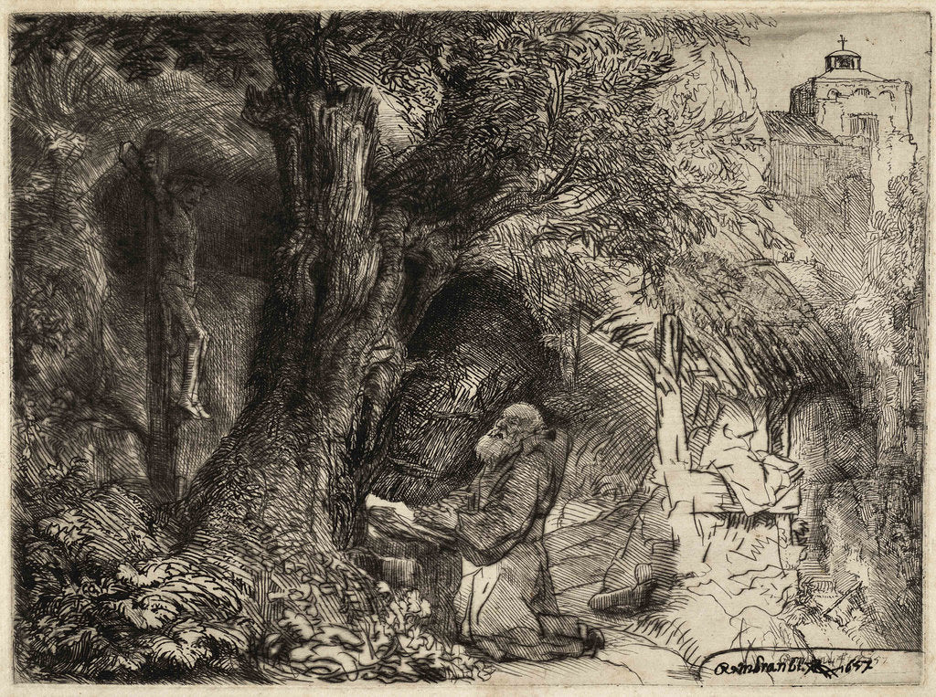 Detail of Saint Francis by Anonymous