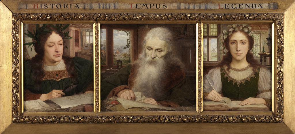 Detail of Historia, Tempus, Legenda by Anonymous