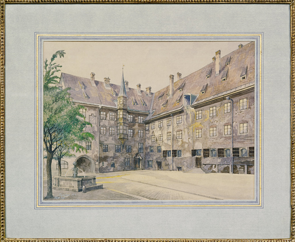 Detail of Munich. Alter Hof by Anonymous