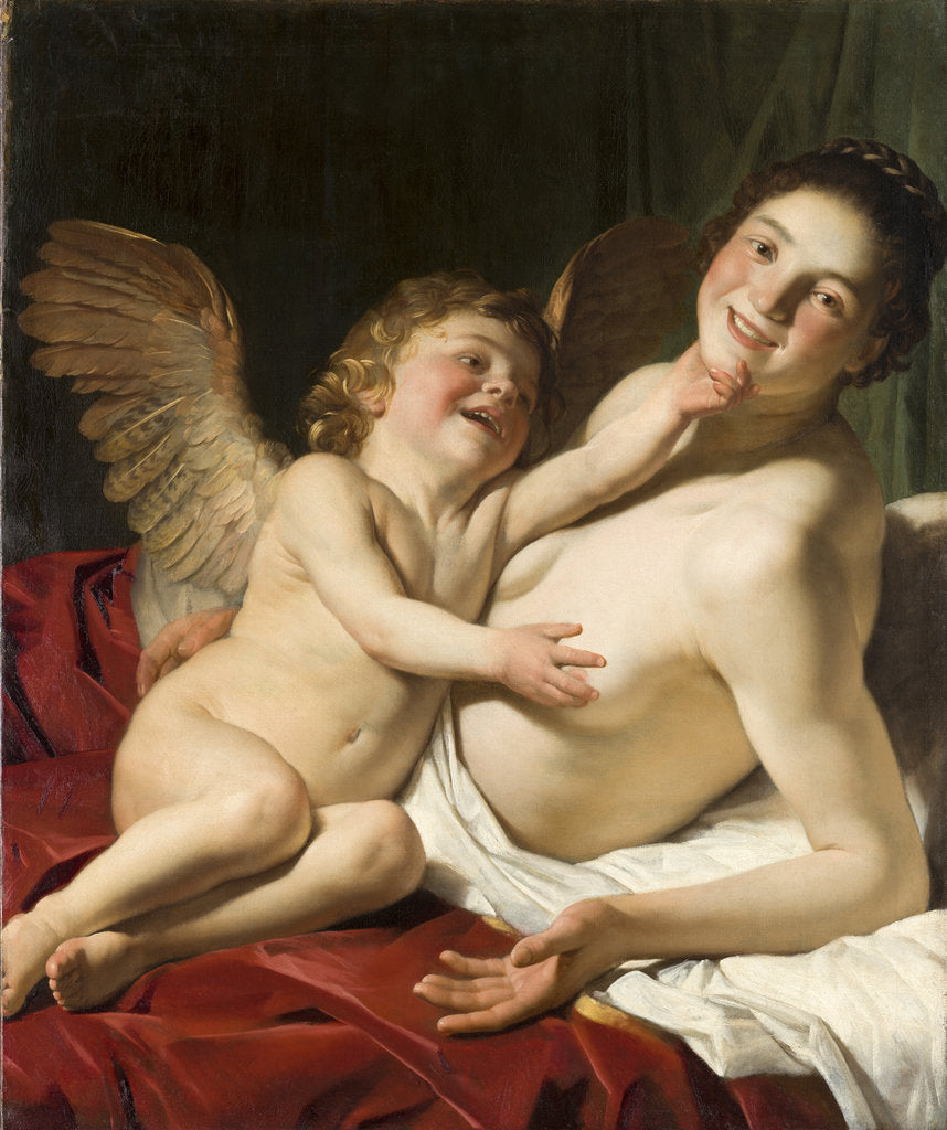 Detail of Venus and Cupid by Anonymous