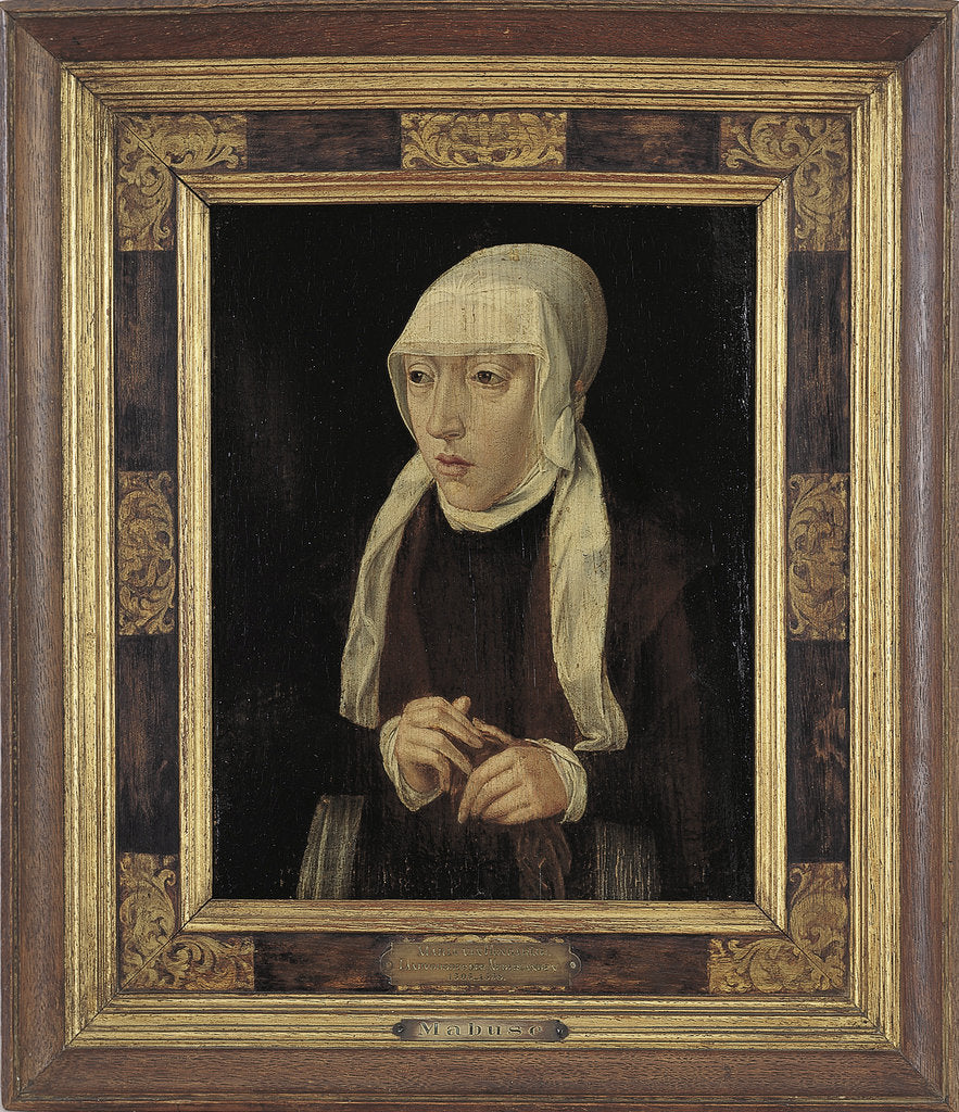 Detail of Portrait of Queen Mary of Hungary by Anonymous