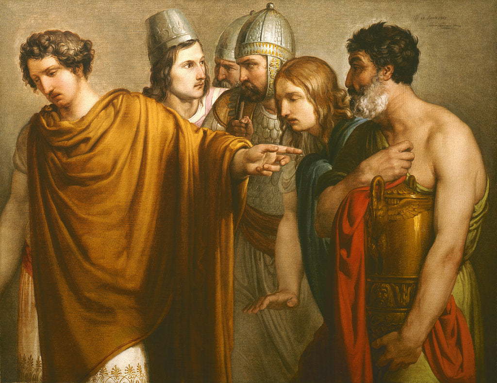Detail of Death of Abradatas by Anonymous