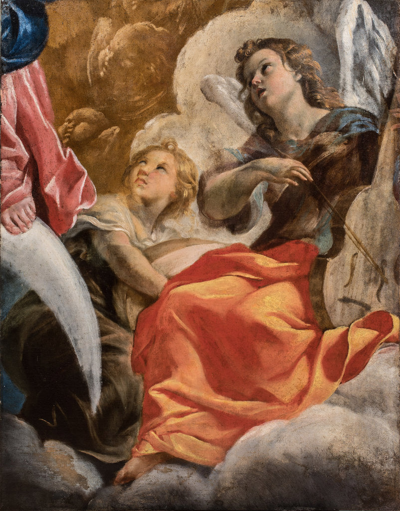 Detail of The Musical Angels by Anonymous