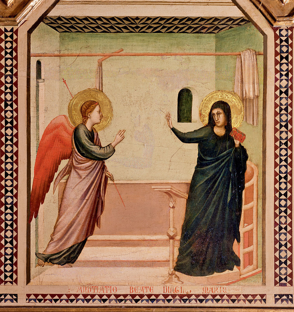 Detail of The Annunciation by Anonymous