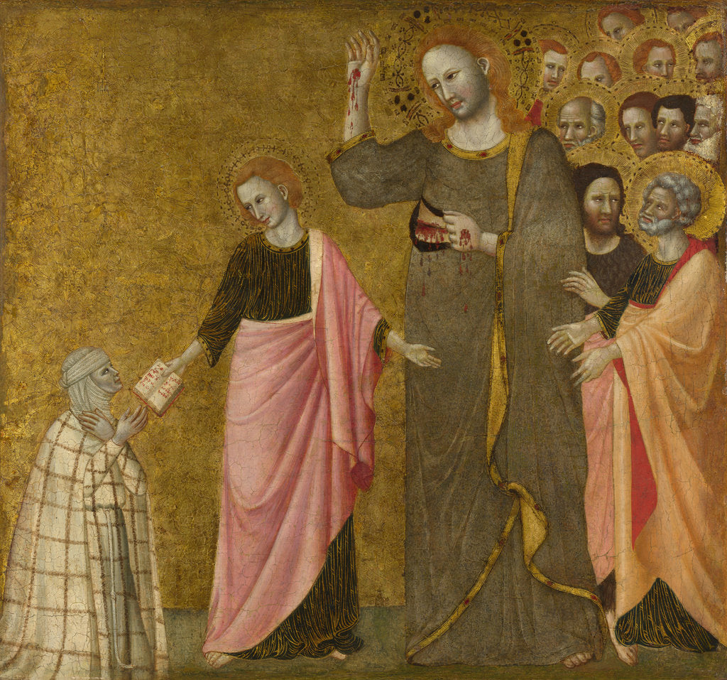 Detail of The Vision of the Blessed Clare of Rimini by Anonymous