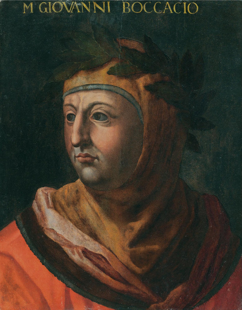 Detail of Portrait of Giovanni Boccaccio by Anonymous