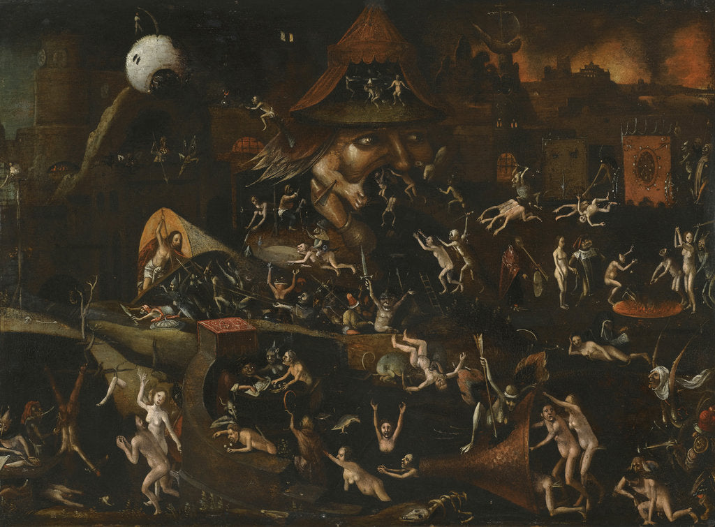 Detail of The Harrowing of Hell by Anonymous