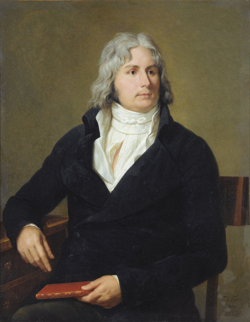 Detail of Portrait of Louis-François Bertin, known as Bertin the Elder by Anonymous