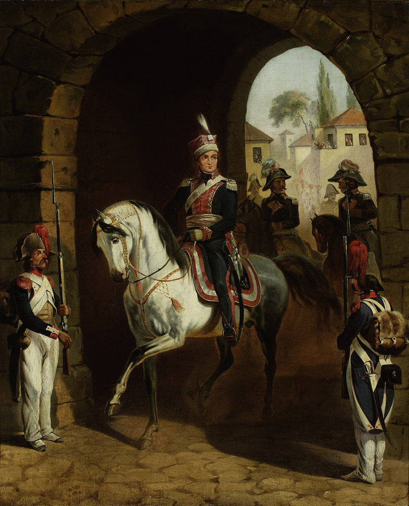 Detail of The Entry of Jan Henryk Dabrowski into Rome by Anonymous