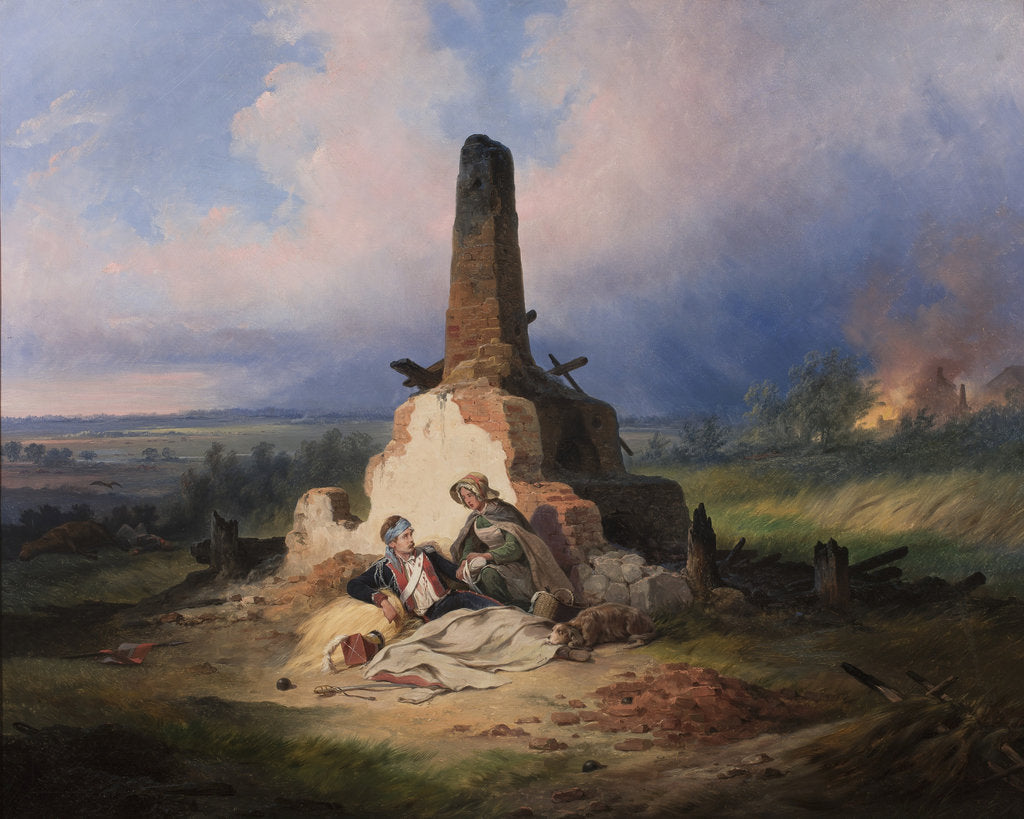 Detail of Wounded Uhlan, 1831 by Anonymous