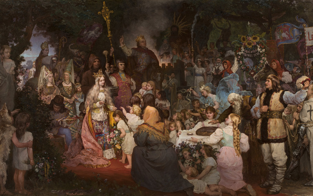 Detail of The Baptism of Lithuania by Anonymous