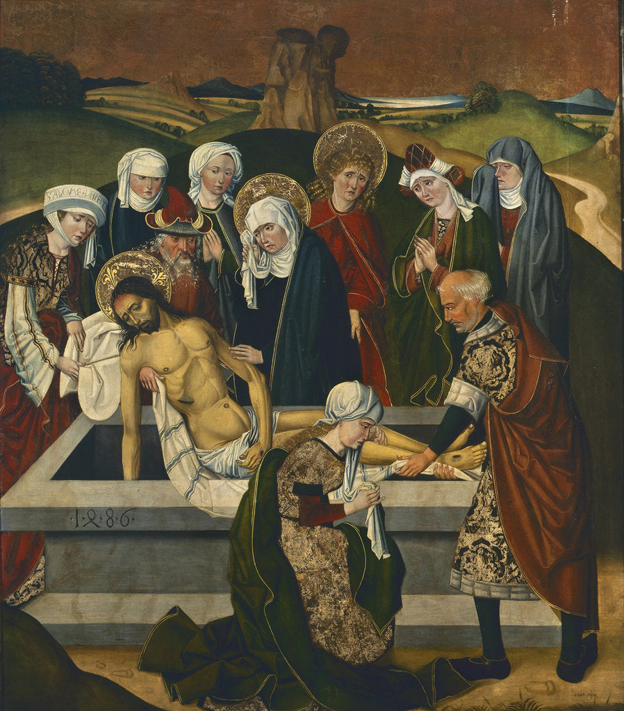 Detail of The Entombment of Christ by Anonymous