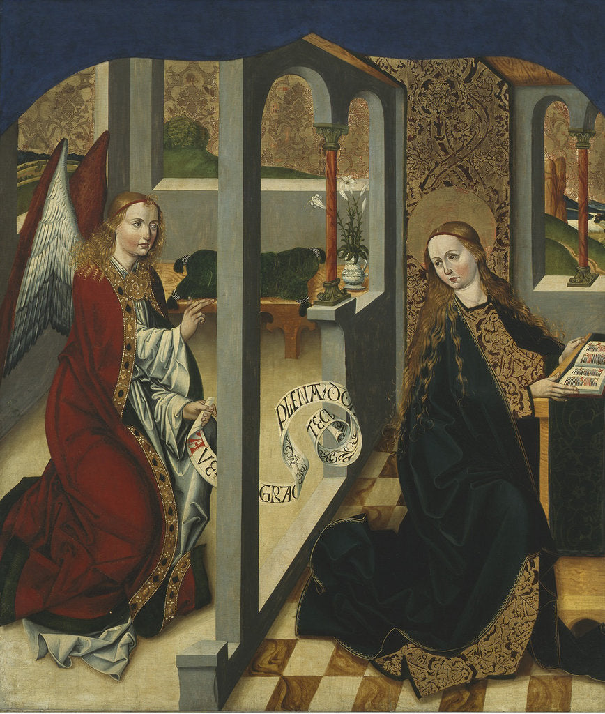 Detail of The Annunciation by Anonymous