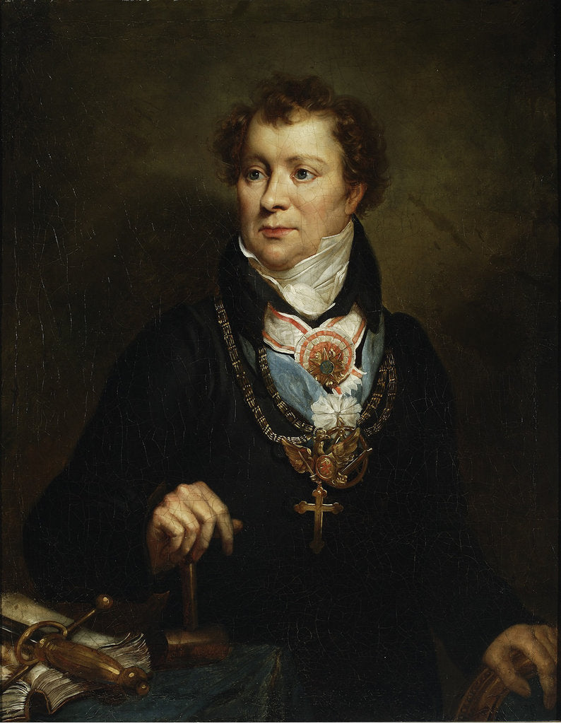 Detail of Portrait of Ludwik Osinski by Anonymous