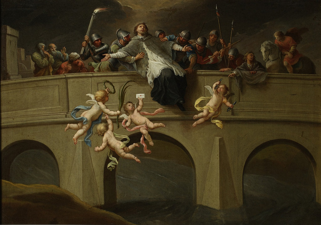 Detail of Martyrdom of Saint John Nepomuk by Anonymous