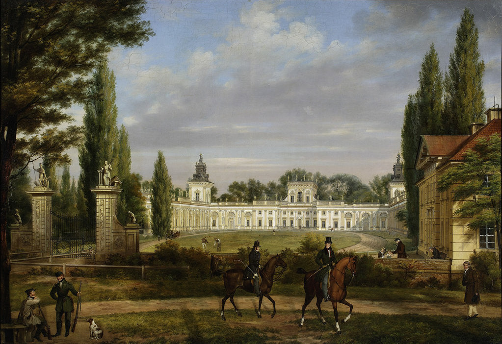Detail of View of the Wilanów Palace by Anonymous