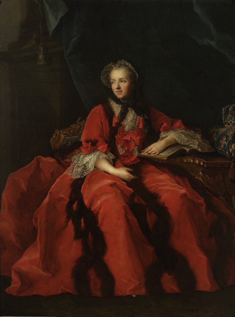 Detail of Portrait of Marie Leszczynska, Queen of France by Anonymous