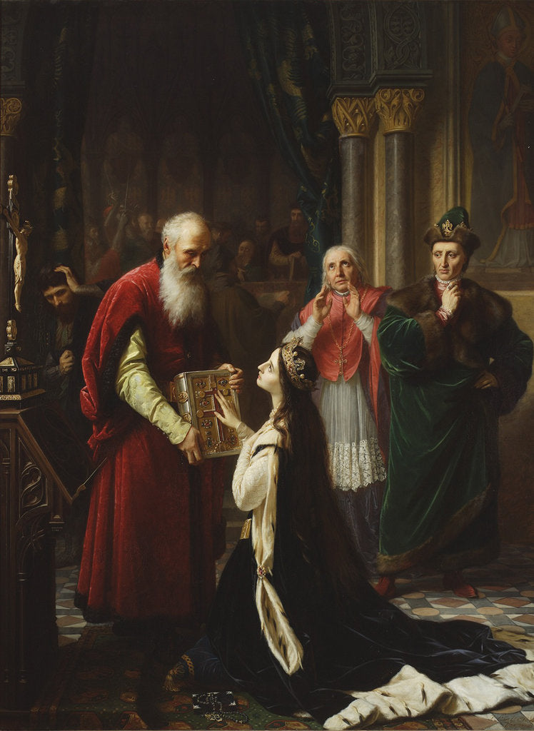 Detail of The Oath of Queen Jadwiga by Anonymous