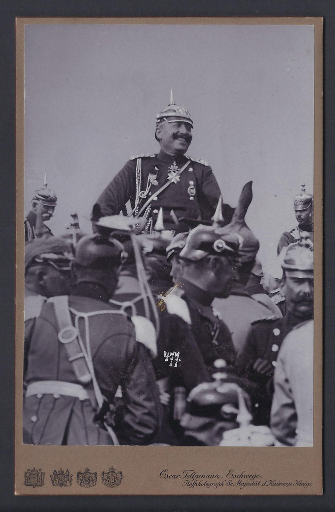Detail of Kaiser Wilhelm II of Germany during Military Manoeuvres by Anonymous