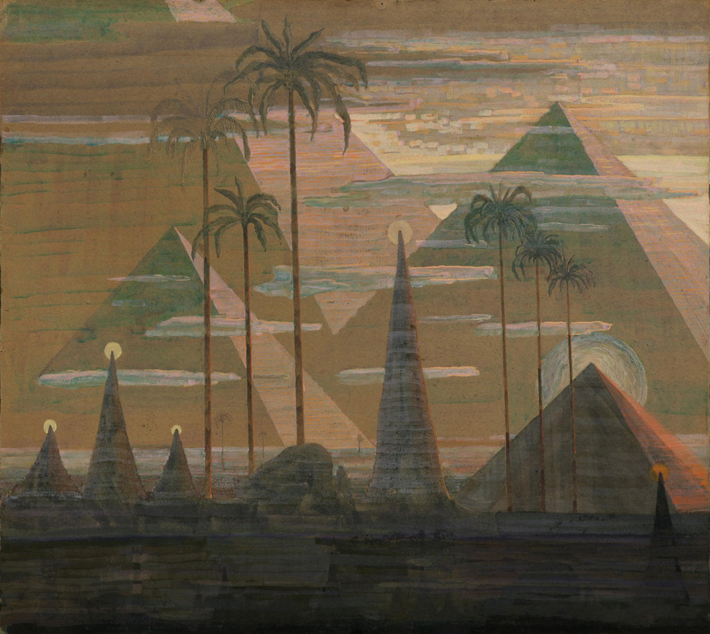 Detail of Sonata VII (Sonata of the Pyramids). Andante by Anonymous