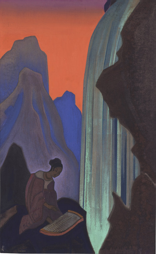 Detail of Song of the Waterfall by Anonymous
