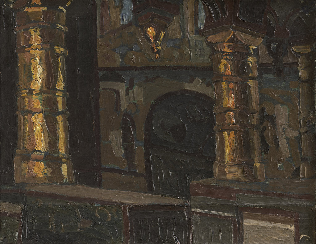 Detail of Rostov the Great. Interior of the Church of Our Savior na Senyakh by Anonymous