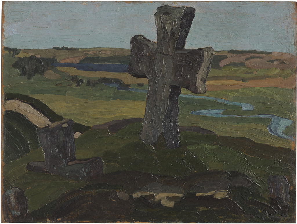 Detail of Izborsk. Truvors Cross by Anonymous