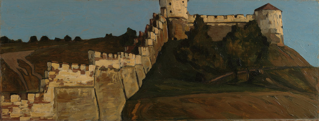 Detail of Nizhny Novgorod. Kremlin Walls by Anonymous