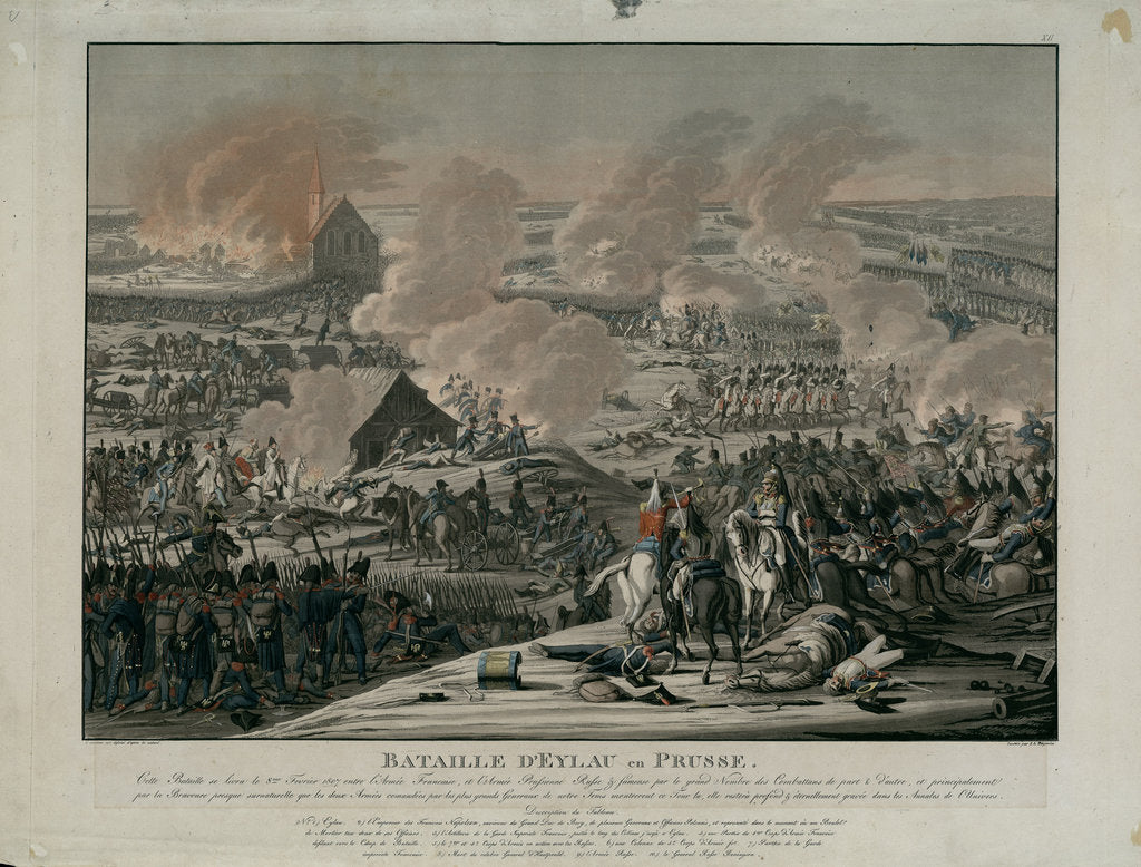 Detail of The Battle of Preussisch-Eylau on February 8, 1807 by Anonymous