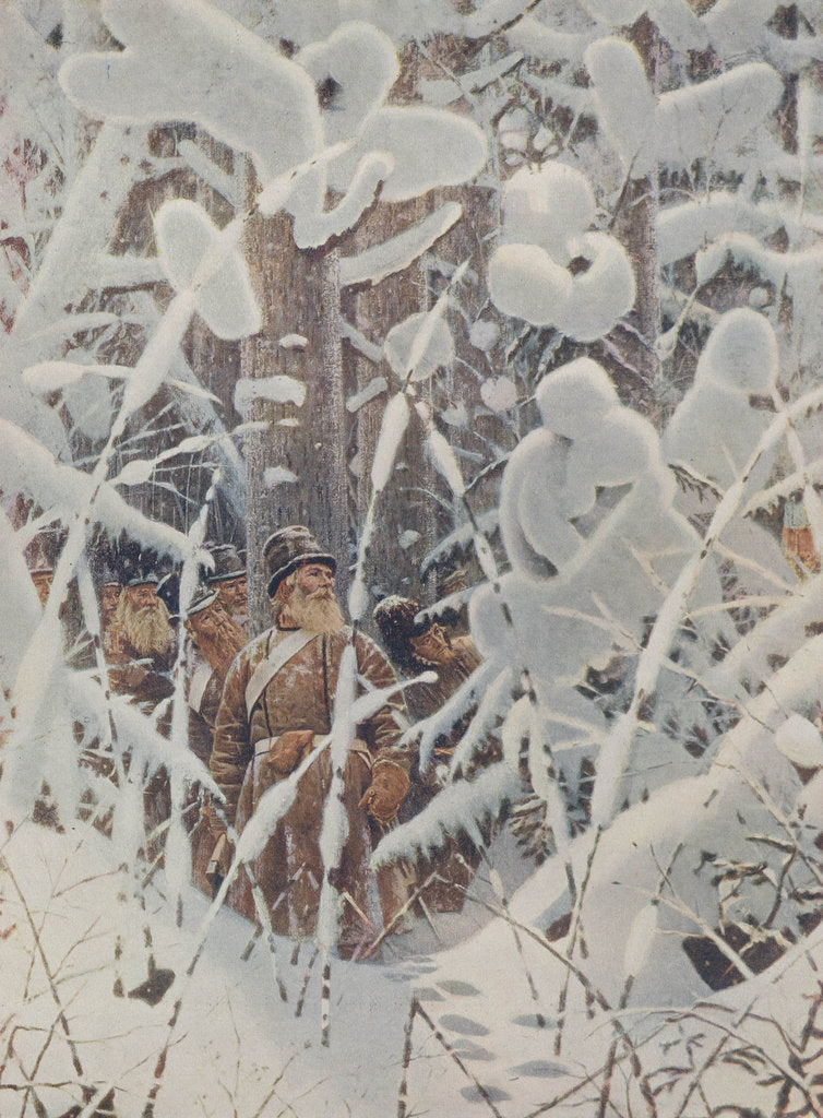 Detail of Wait! Let em come nearer! by Anonymous