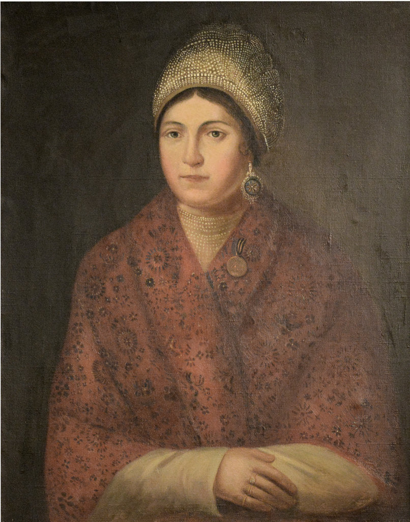 Detail of Vasilisa Kozhina by Anonymous