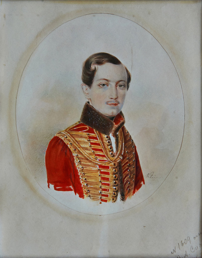 Detail of Portrait of V.A. Sipyagin by Anonymous