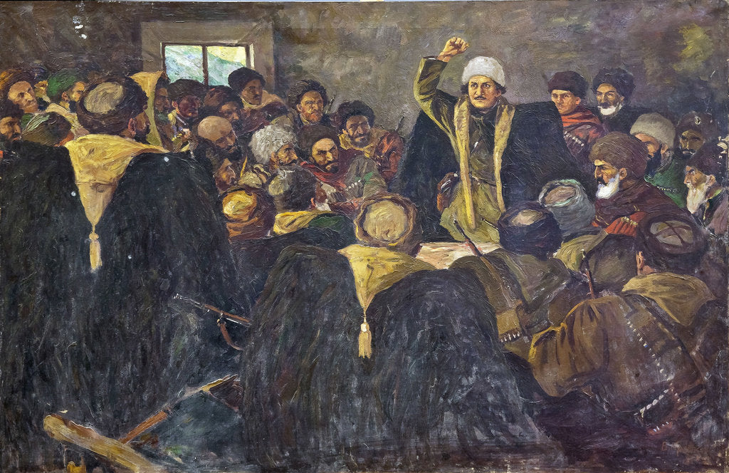 Detail of Sergo Ordzhonikidze in the North Caucasus by Anonymous
