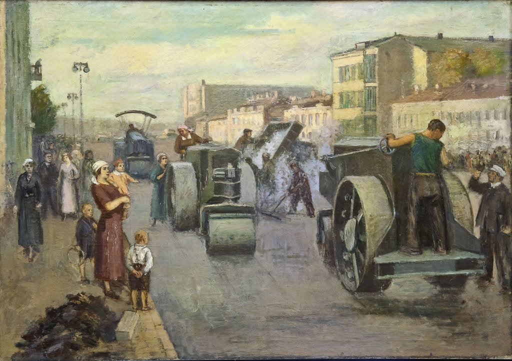 Detail of The reconstruction of Moscow by Anonymous