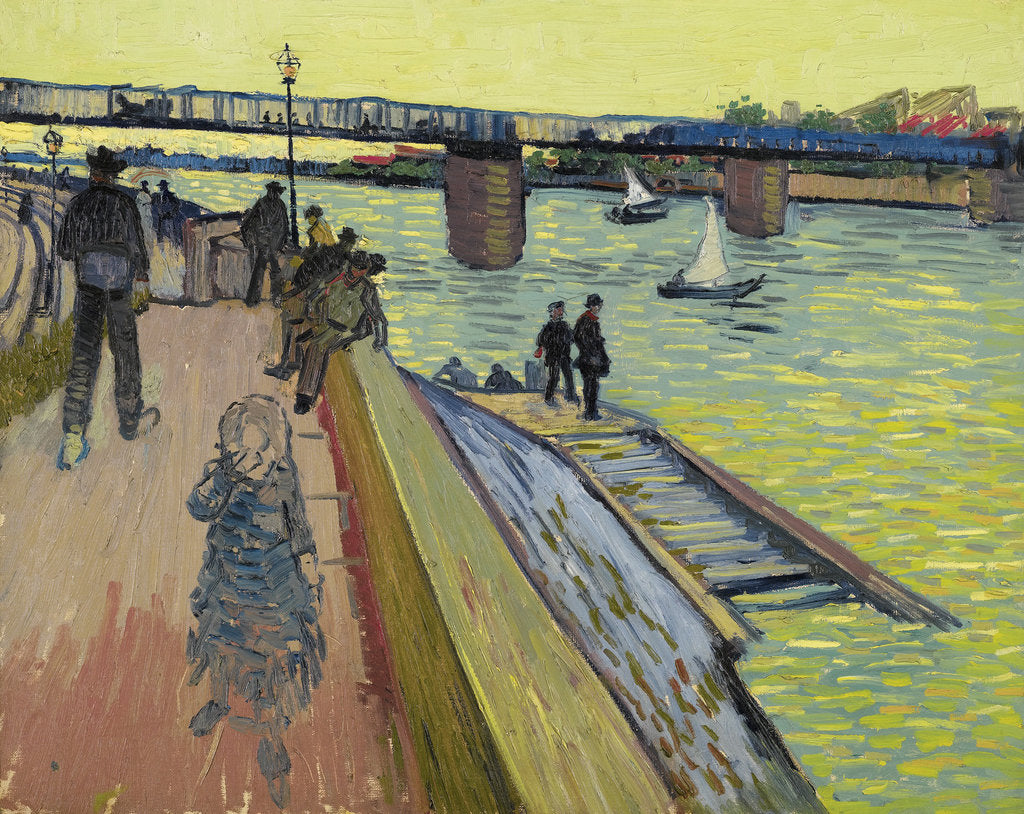 Detail of The Bridge at Trinquetaille by Anonymous