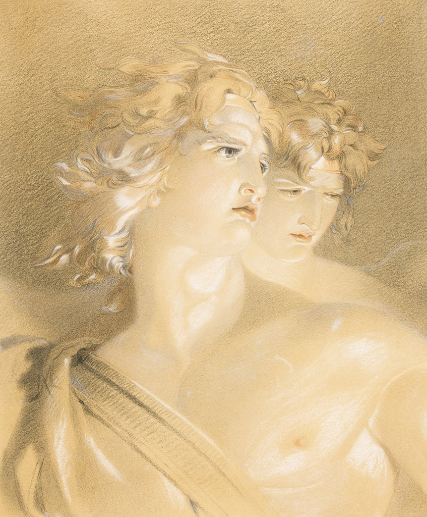 Detail of Satan as a fallen angel by Anonymous