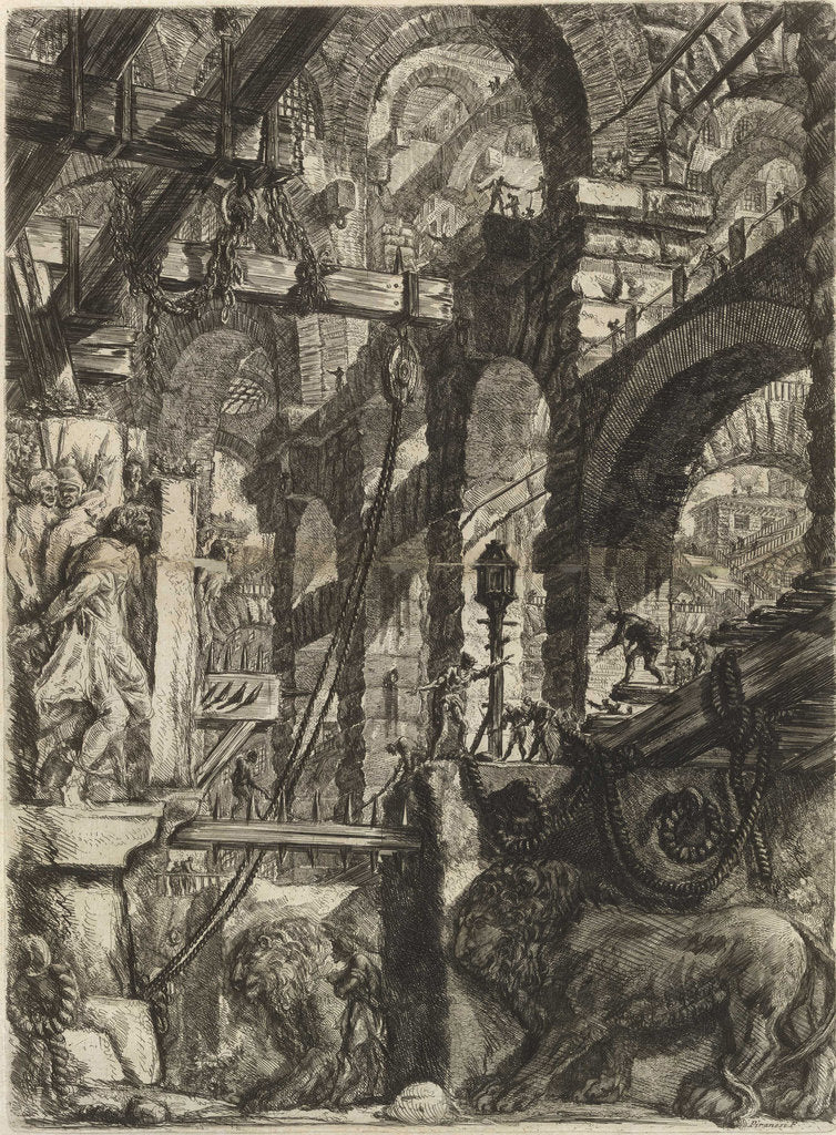 Detail of From the series The Imaginary Prisons (Le Carceri dInvenzione) by Anonymous