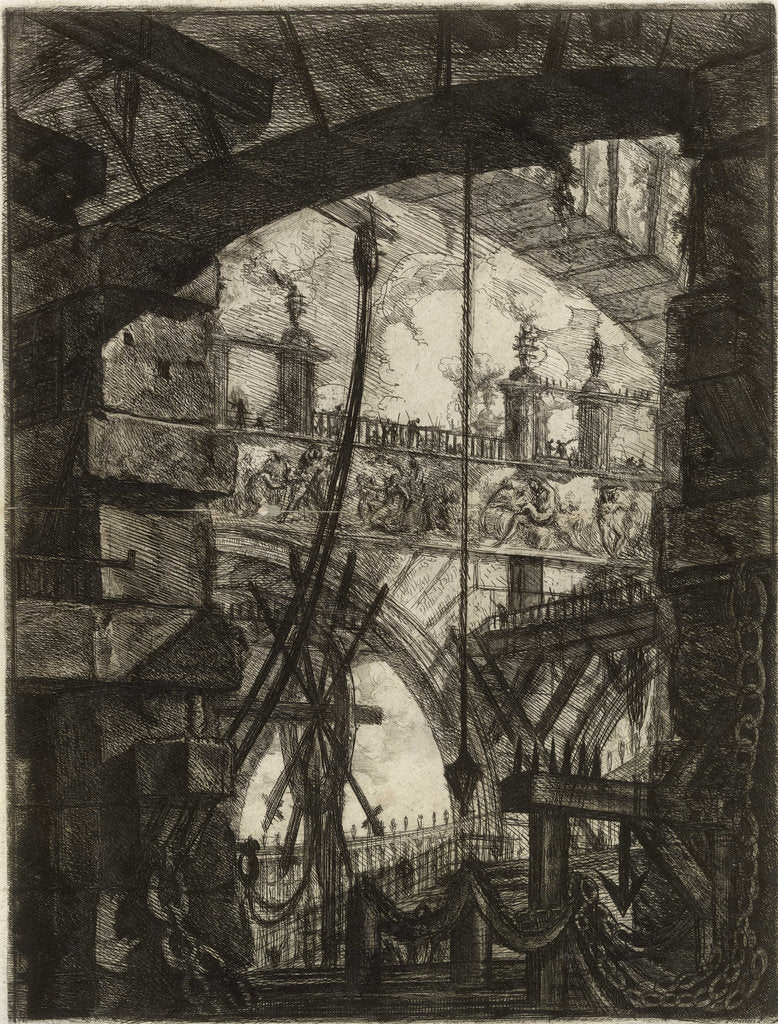 Detail of From the series The Imaginary Prisons (Le Carceri dInvenzione) by Anonymous