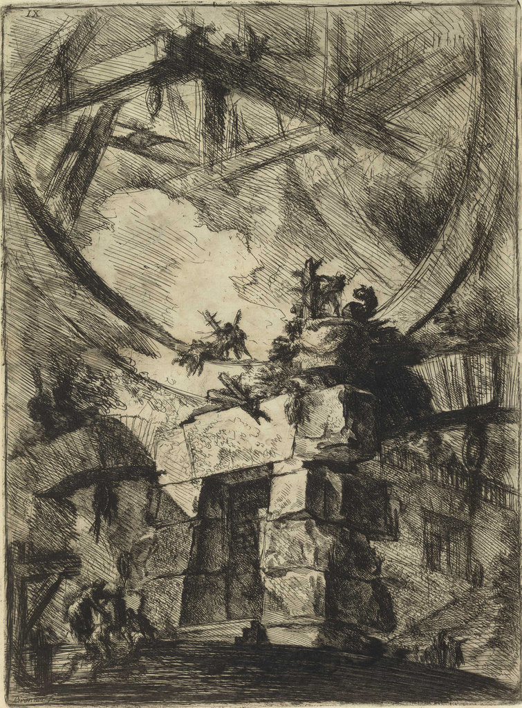 Detail of From the series The Imaginary Prisons (Le Carceri dInvenzione) by Anonymous