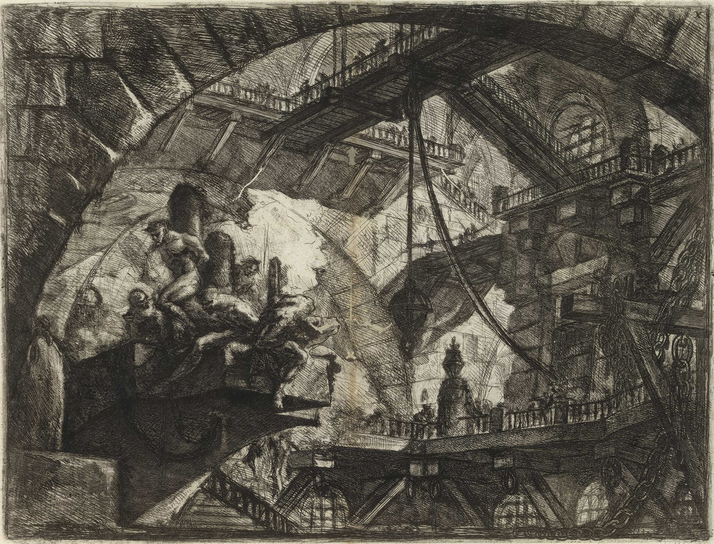 Detail of From the series The Imaginary Prisons (Le Carceri dInvenzione) by Anonymous
