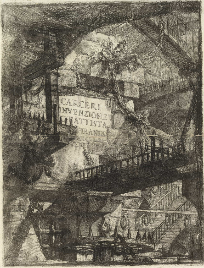 Detail of From the series The Imaginary Prisons (Le Carceri dInvenzione) by Anonymous