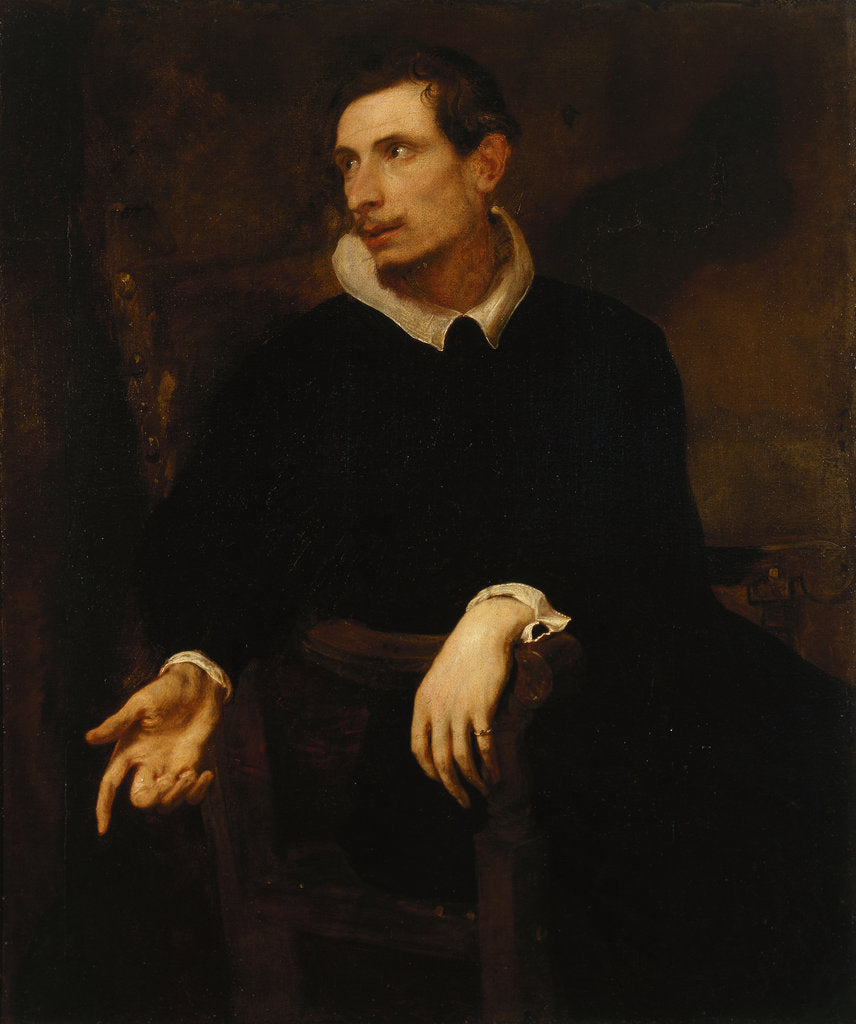Detail of Portrait of Virginio Cesarini by Anonymous
