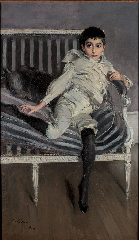 Detail of Portrait of the Young Subercaseaux by Anonymous