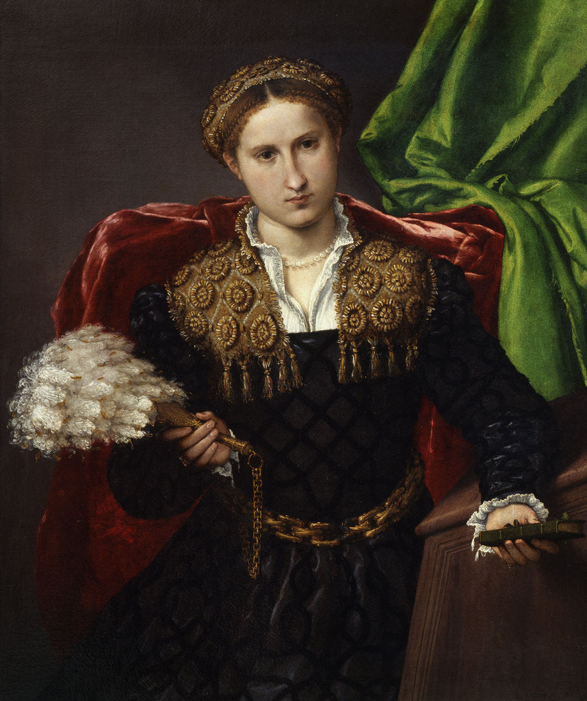 Detail of Portrait of Laura da Pola by Anonymous