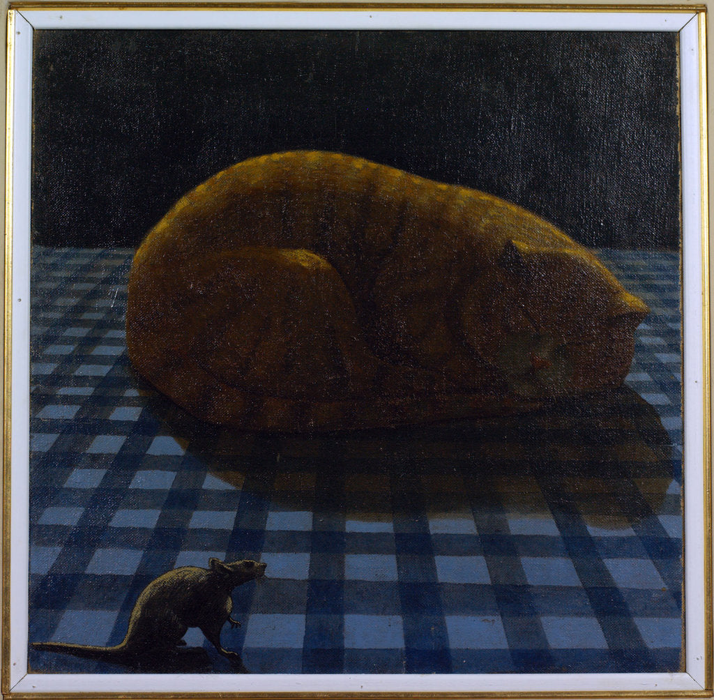 Detail of Red Cat by Anonymous