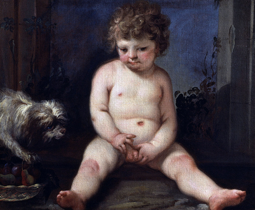 Detail of Cupid peeing by Anonymous