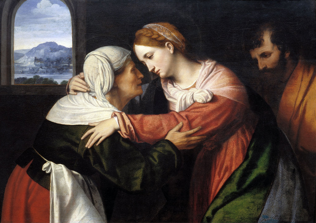 Detail of The Visitation by Anonymous